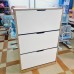 Tủ giày - thông minh Cherry 80cm vân sồi cánh trắng